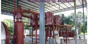 Waste tyre pyrolysis plant runs well in Thailand Project