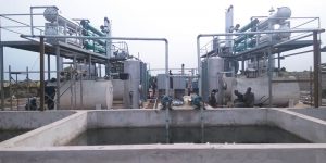 Waste tyre recycling machine for Nigeria Project